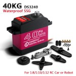 Dsservo DS3240 40Kg Waterproof Motor High Torque Servos for 1/8 1/10 Scale RC Cars
